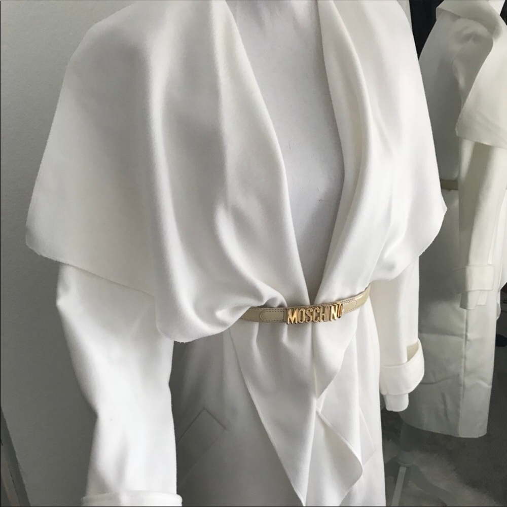 Misguided long white jacket